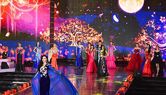 Beauty contest held in Manzhouli, N. China
