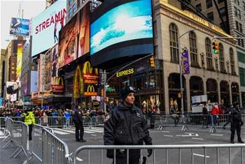Security measures tightened for New Year celebration at Times Square