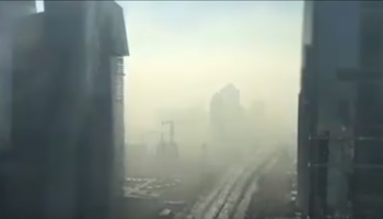 Time lapse: Smog rolling into Beijing