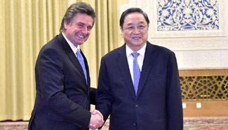 China, Uruguay pledge to enhance cooperation via parliamentary exchanges