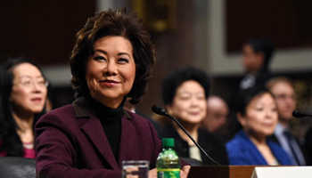 Elaine Chao testifies during confirmation hearing for transportation chief