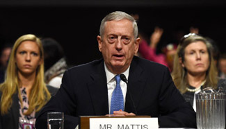 James Mattis testifies before Senate Armed Services Committee in U.S.