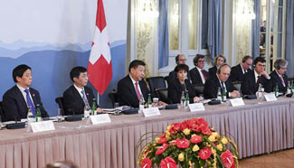 Xi Calls for Chinese, Swiss Business Circles to Further Trade Ties