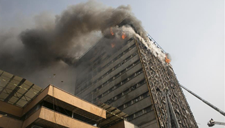 At least 30 killed in Tehran's building fire