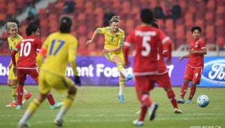 Ukraine sweep Myanmar 4-0 in CFA Women's Football Tournament