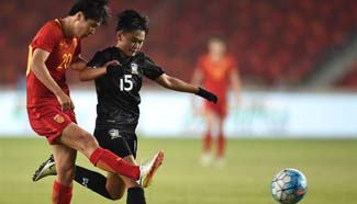 China beats Thailand 2-0 in CFA Women's Football Tournament