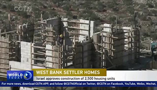 Israel approves 2,500 housing units in the West Bank