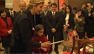 Ivanka Trump at DC's Chinese Embassy to celebrate Spring Festival with daughter Arabella
