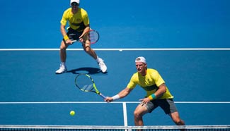 Davis Cup men's doubles match: Australia vs. Czech Republic