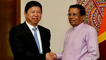 Senior CPC official meets Sri Lankan top leaders