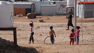 Daily life of Syrian refugees in Zaatari refugee camp