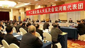 Plenary meeting of 12th NPC deputies from Henan opens to media