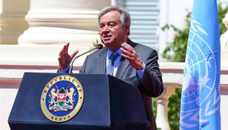 UN chief pledges support to boost Kenya's response to drought, regional conflicts