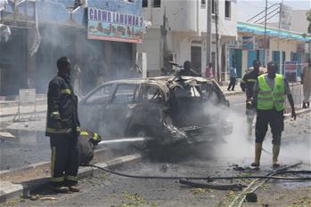 At least two killed in Mogadishu car bomb blast: police