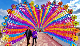 In pics: Pinwheel and Kite Festival in north China's Tangshan