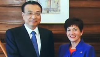 Chinese Premier Li meets with New Zealand Governor-general
