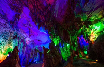 Karst caves developed as tourist destination in Yunnan
