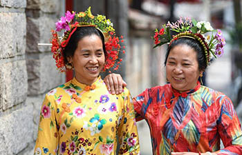 "Xunpu" women seen in Quanzhou City, China's Fujian
