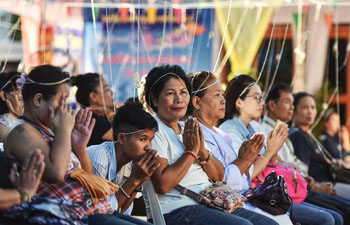People celebrate traditional Thai New Year