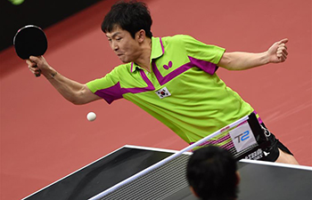 S. Korea advances to men's singles semifinal at ITTF Asian Table Tennis championships