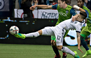 Vancouver Whitecaps beats Seattle Sounders 2-1 during MLS match