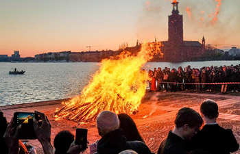 Swedes celebrate Valborg in Stockholm