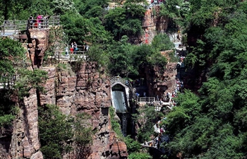 Miraculous road at Guoliang cliff corridor in China's Henan