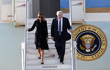 Trump arrives Rome for meeting leaders of Italy, Vatican