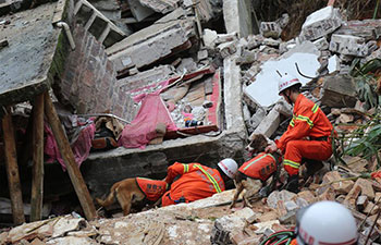Two dead in south China's house collapse