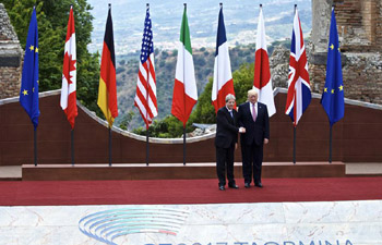 G7 summit kicks off with ceremony at Taormina's ancient Greek theatre