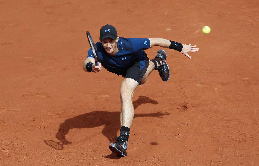 Andy Murray wins Andrey Kuznetsov 3-1 at French Open