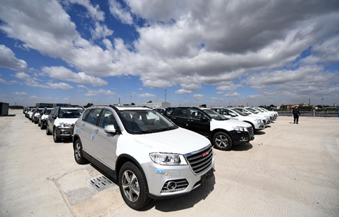 SUVs exported to Russia through China-Europe rail freight line