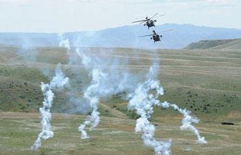 Soldiers take part in joint military exercises in Georgia