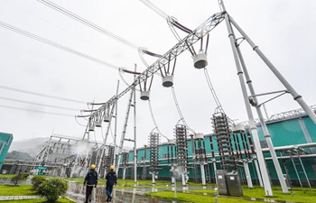 In pics: DC power transmission project in east China