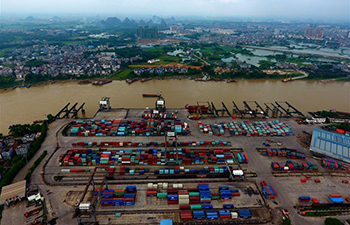 Guigang Port of China's Guangxi sees increasing throughput in 1st half