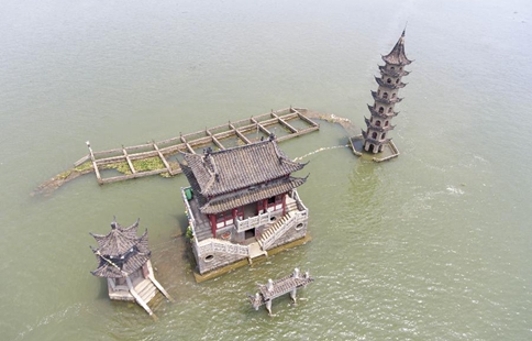 Water level of Poyang Lake higher than warning level for days