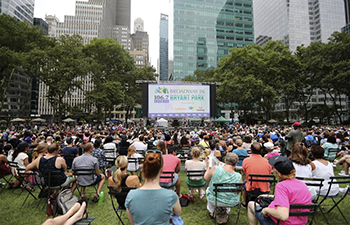 Broadway in Bryant Park 2017 on show in New York
