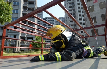 Rescue drill held in E China's Yichun