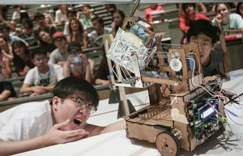 Robot competition held in Vancouver university
