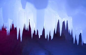 Inside ice cave in N China's Ningwu