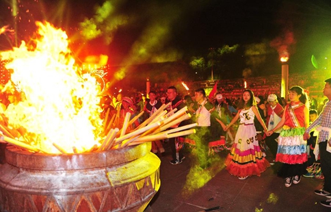 7th Torch Festival "Colorful Guizhou" kicks off in SW China