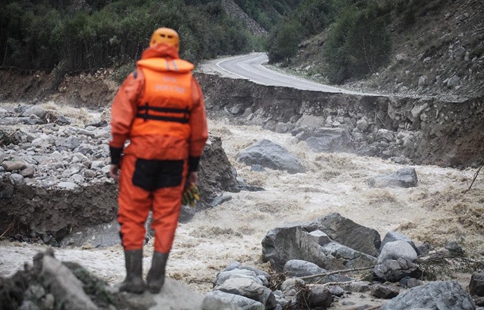 Rescue operation starts at mudslide site in southwestern Russia