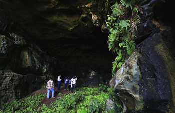 Geophysicists observe natural limestone cave in Indonesia