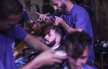 Hair cut competition held in Gaza City