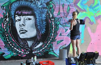 A look at "Meeting of Styles Houston" graffiti festival