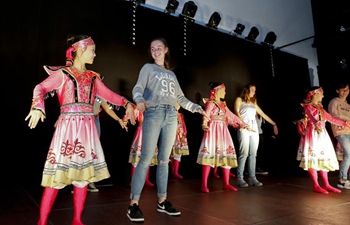 In pics: cultural exchange performance between Chinese, Belgian students