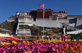 Autumn view of Potala Palace in heart of Lhasa