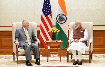 U.S. Secretary of State arrives in India on 3-day visit
