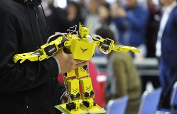 Robot competition among universities held in N China's Tianjin