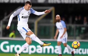 Serie A: Inter Milan beats Verona 2-1